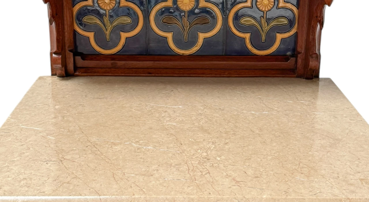 Two Arts & Crafts Nightstands by Gustave Serrurier-Bovy, 1900s